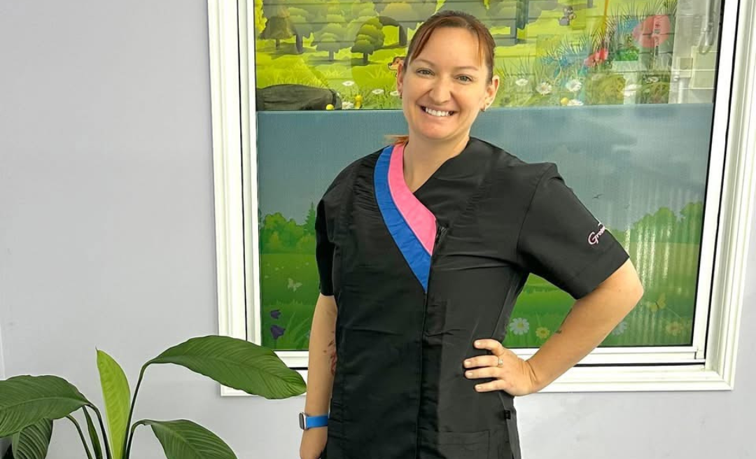 Sarah Mitchell, lead dog groomer at Adorable Pet Grooming